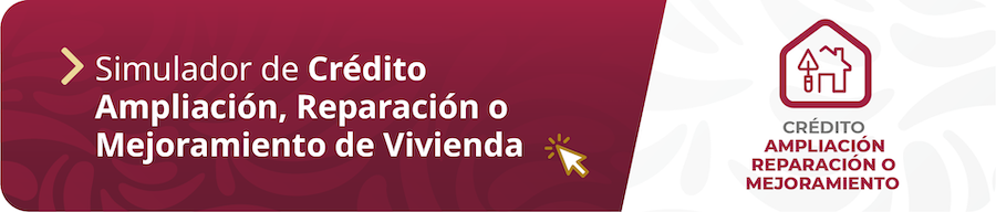 Simulador de crédito ampliación, reparación vivienda