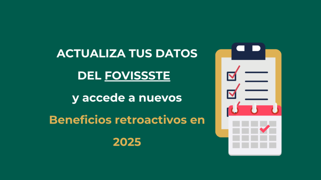 actualizacion datos fovissste 2025